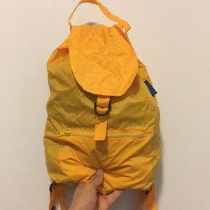 Baggu Packable Backpack - Marigold Ripstop Nylon